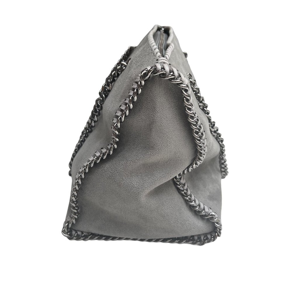 Stella McCartney Grey Vegan Suede Tote - Picture 5 of 11